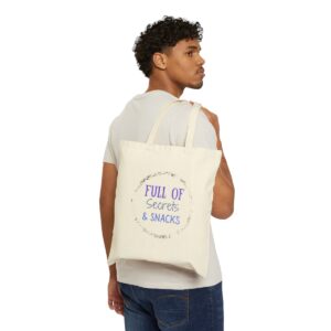 Full of Secrets Cotton Canvas Tote Bag