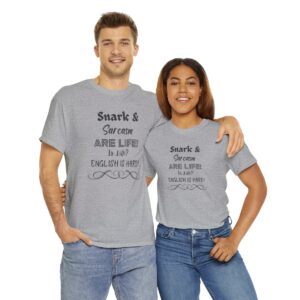 Snark & Sarcasm Unisex Heavy Cotton Tee
