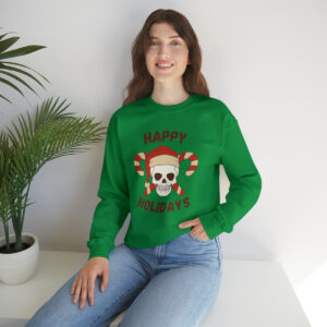 Skull & Candy Canes Unisex Heavy Blend™ Crewneck Sweatshirt