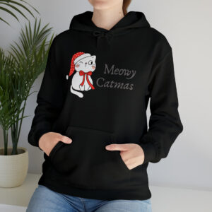 Meowy Catmas Unisex Heavy Blend™ Hooded Sweatshirt