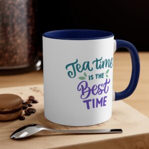 Tea Time Accent Mug, 11oz