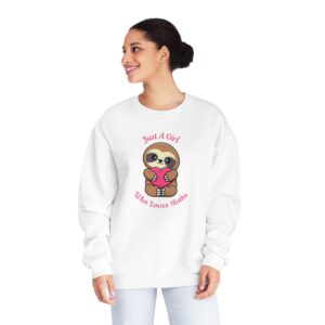 Just A Girl Unisex NuBlend® Crewneck Sweatshirt