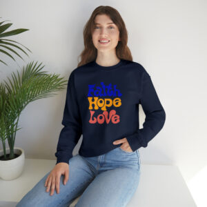 Faith Hope Love Unisex Heavy Blend™ Crewneck Sweatshirt