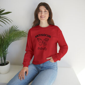Antisocial Butterfly Unisex Heavy Blend™ Crewneck Sweatshirt