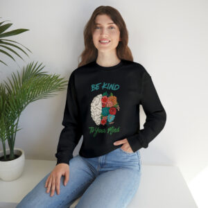 Be Kind to Your Mind Unisex Heavy Blend™ Crewneck Sweatshirt