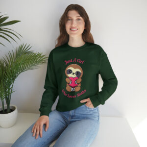 Just A Girl Unisex Heavy Blend™ Crewneck Sweatshirt