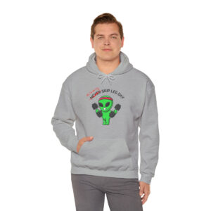 Always Skip Leg Day Unisex Heavy Blend™ Hooded Sweatshirt