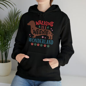Walking in A Weenie Wonderland Unisex Heavy Blend™ Hooded Sweatshirt