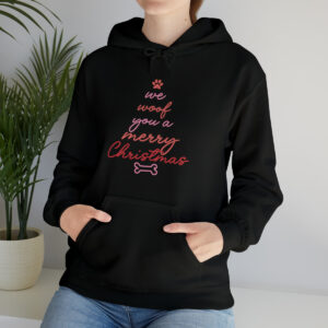 We Woof You a Merry Christmas Unisex Heavy Blend™ Hooded Sweatshirt