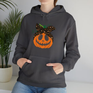 Leopard Bandana Pumpkin Unisex Heavy Blend™ Hooded Sweatshirt