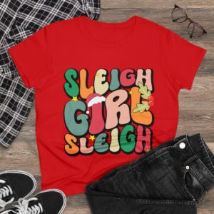 Sleigh Girl Sleigh Women's Midweight Cotton Tee