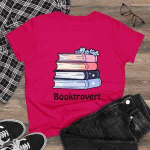 Booktrovert Women's Midweight Cotton Tee