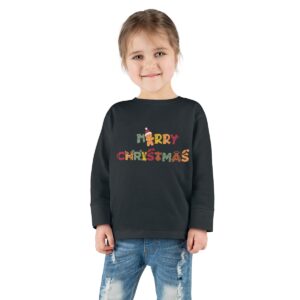 Merry Christmas Toddler Long Sleeve Tee