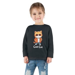 Cool Cat Toddler Long Sleeve Tee