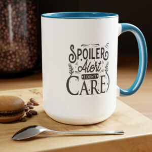 Spoiler Alert Two-Tone Coffee Mugs, 15oz