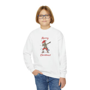 Christmas Skeleton Youth Crewneck Sweatshirt