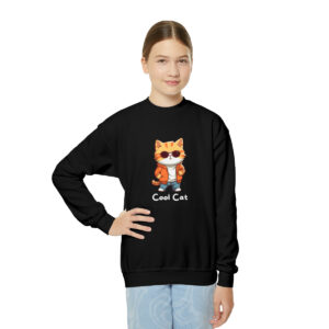 Cool Cat Youth Crewneck Sweatshirt