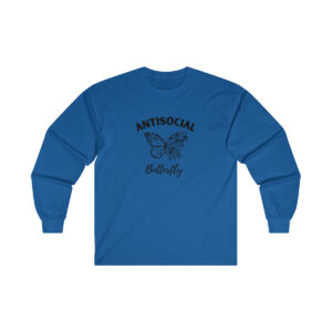 Antisocial Butterfly Ultra Cotton Long Sleeve Tee