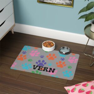 Personalized Pet Feeding Mat