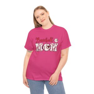 Baseball Mom Unisex Heavy Cotton Tee