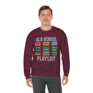 Old School Playlist Unisex Heavy Blend™ Crewneck Sweatshirt