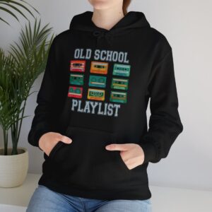 Old School Playlist Unisex Heavy Blend™ Hooded Sweatshirt