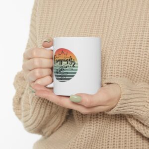 Camping Queen Ceramic Mug, (11oz, 15oz)